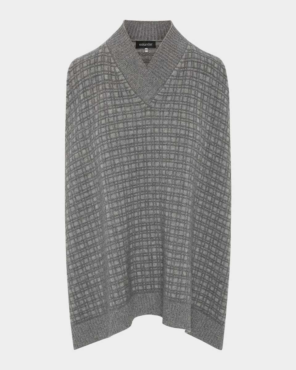 Sleeveless A-Line Crossover V-Neck Sweater (Mid Plus Length)